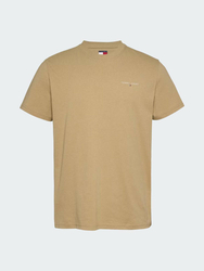 Tommy Jeans pánske béžové tričko - S (ACT)