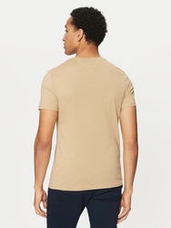 Tommy Jeans pánske béžové tričko - L (ACT)