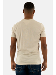 Tommy Jeans pánske krémové tričko - S (ACG)
