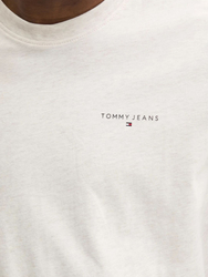 Tommy Jeans pánske krémové tričko - S (AE3)