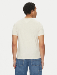 Tommy Jeans pánske krémové tričko - M (AE3)