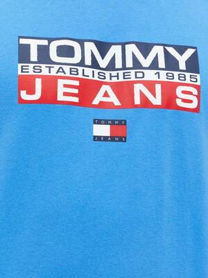 Tommy Jeans pánske modré tričko Athletic - L (C4H)