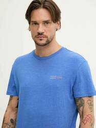 Tommy Jeans pánske modré tričko - L (C6E)