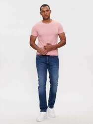 Tommy Jeans pánske ružové tričko - S (TIC)