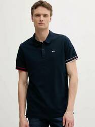 Tommy Jeans pánske tmavo modré polo tričko - M (C1G)