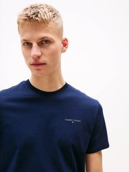 Tommy Jeans pánske tmavo modré tričko - XXXL (C1G)