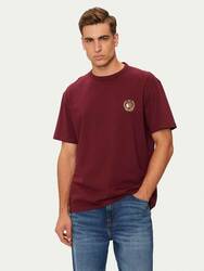 Tommy Jeans pánske vínové tričko - M (VLP)