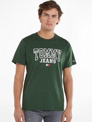 Tommy Jeans pánske zelené tričko - L (L2M)