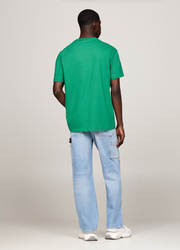 Tommy Jeans pánske zelené tričko - L (L30)