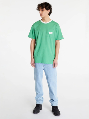 Tommy Jeans pánske zelené tričko - L (LY3)