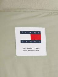 Tommy Jeans pánsky šedo-zelený bomber - L (PMI)