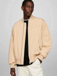 Tommy Jeans pánsky béžový bomber - M (AB0)
