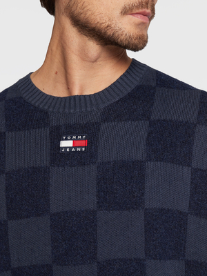 Tommy Jeans pánsky tmavomodrý sveter - XL (C87)