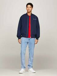 Tommy Jeans pánsky tmavomodrý bomber - L (C1G)