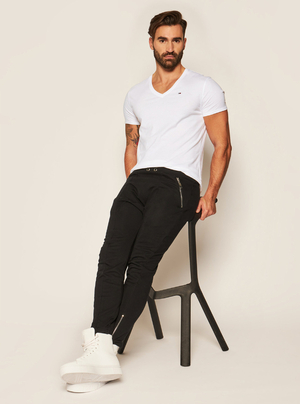 Tommy Jeans pánske biele tričko - XS (100)