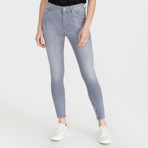 Pepe Jeans dámske sivé džínsy Cher High