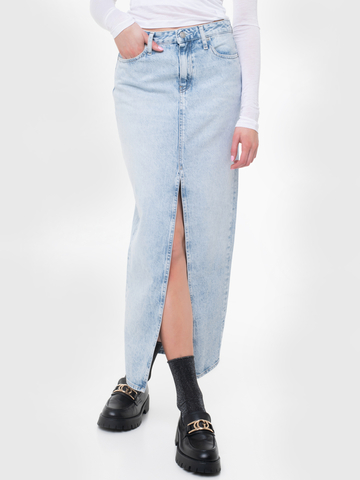 Calvin Klein dámska džínsová maxi sukňa