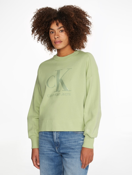 Calvin Klein dámska zelená mikina