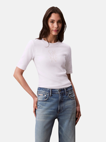 Calvin Klein dámske biele tričko