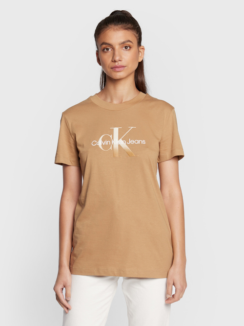 Calvin Klein dámske hnedé tričko