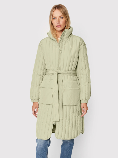 Calvin Klein dámsky svetlozelený prechodný kabát