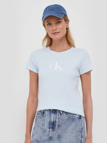Calvin Klein dámske svetlo modré tričko