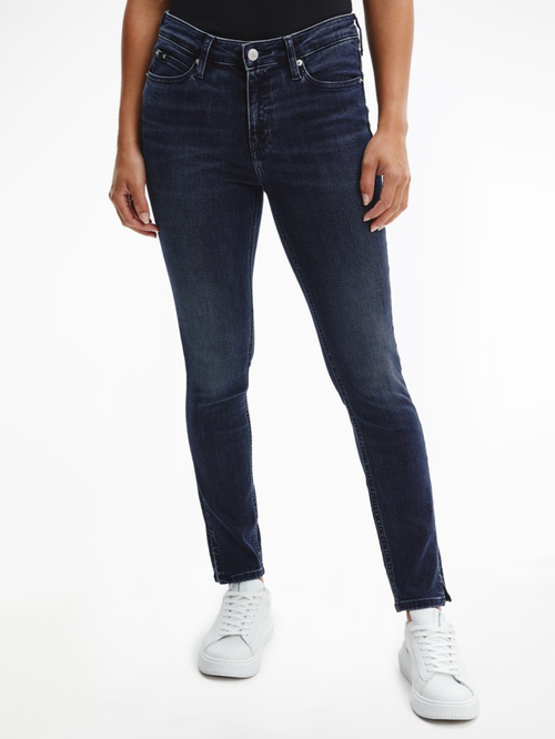 Calvin Klein dámske tmavo modré džínsy