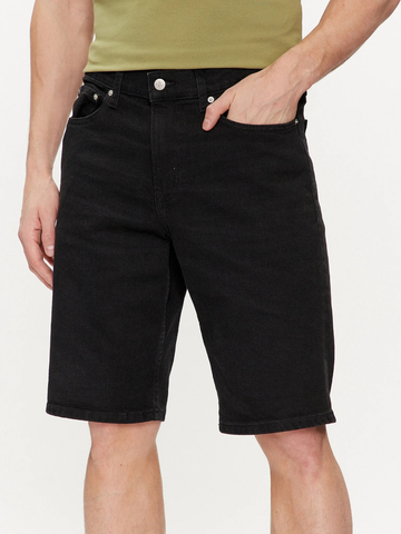 Calvin Klein pánske čierne džínsové šortky 