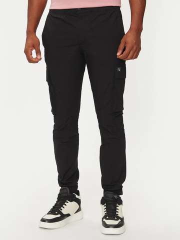 Calvin Klein pánske čierne cargo nohavice