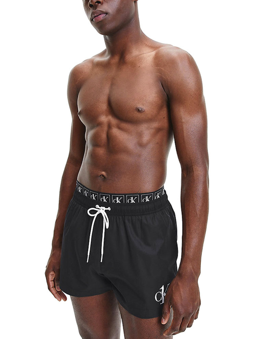 Calvin Klein pánske čierne plavky