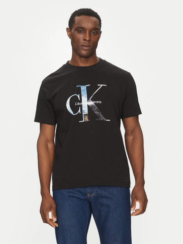Calvin Klein pánske čierne tričko