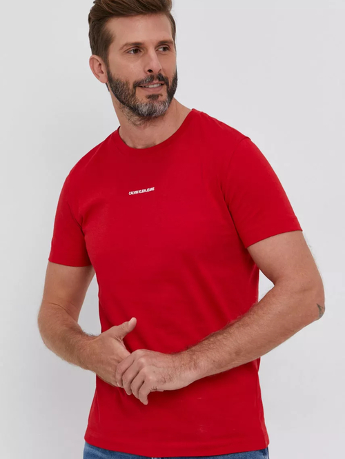 Calvin Klein pánske červené tričko