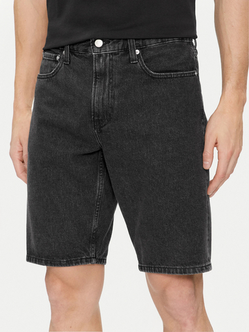 Calvin Klein pánske šedé džínsové šortky