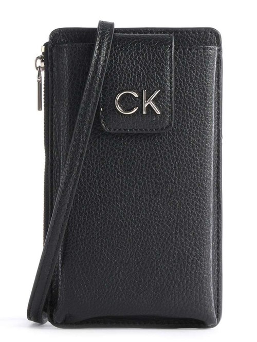 Calvin Klein dámske čierne púzdro na telefón