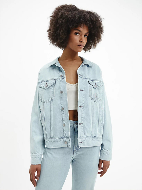 Calvin Klein dámska džínsová bunda Dad denim
