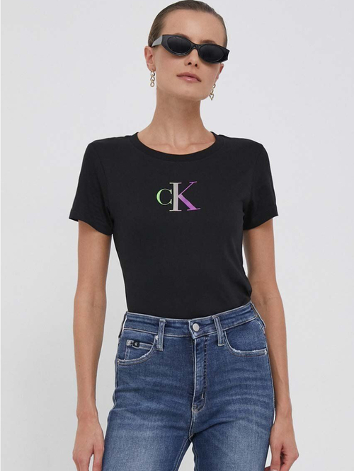 Calvin Klein dámske čierne tričko