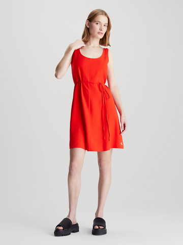 Calvin Klein dámske červené šaty