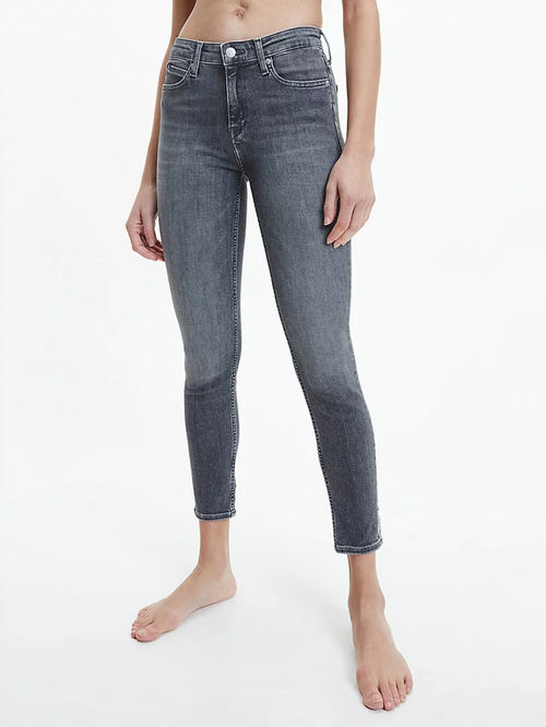 Calvin Klein dámske šedé džínsy