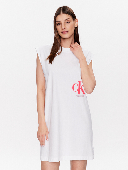 Calvin Klein dámske biele šaty