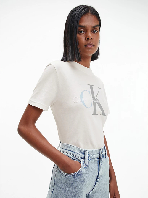Calvin Klein dámske krémové tričko