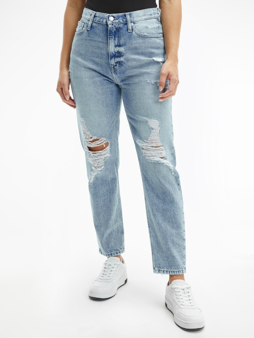 Calvin Klein dámske svetlo modré džínsy