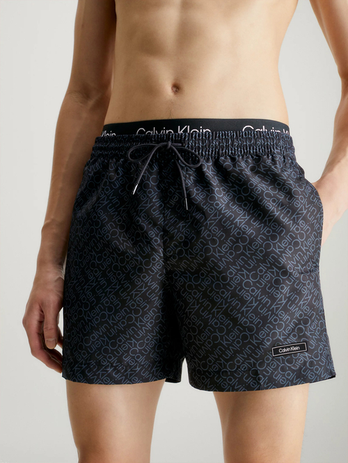 Calvin Klein pánske čierne plavky