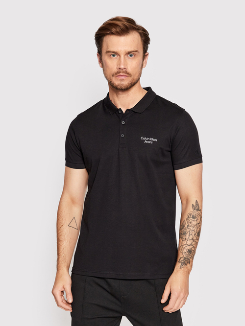 Calvin Klein pánske čierne polo tričko