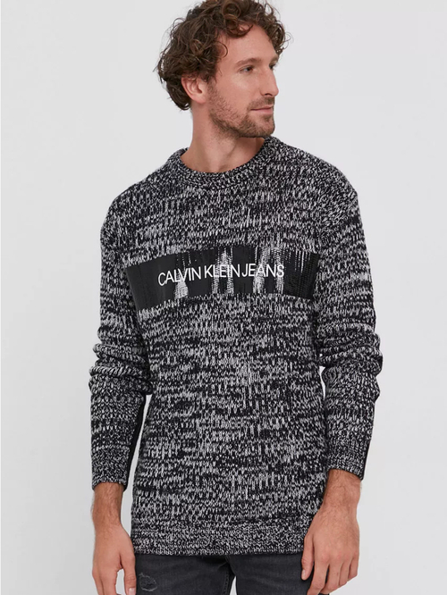 Calvin Klein pánsky žíhaný sveter