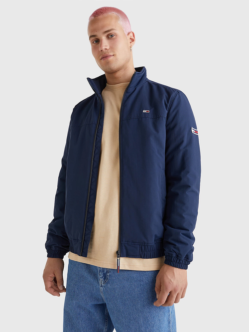 Tommy Jeans pánska modrá bunda ESSENTIAL 