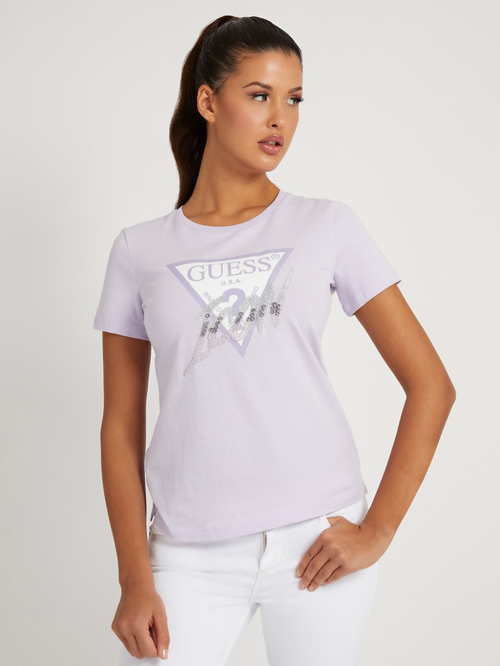 Guess dámske fialové tričko