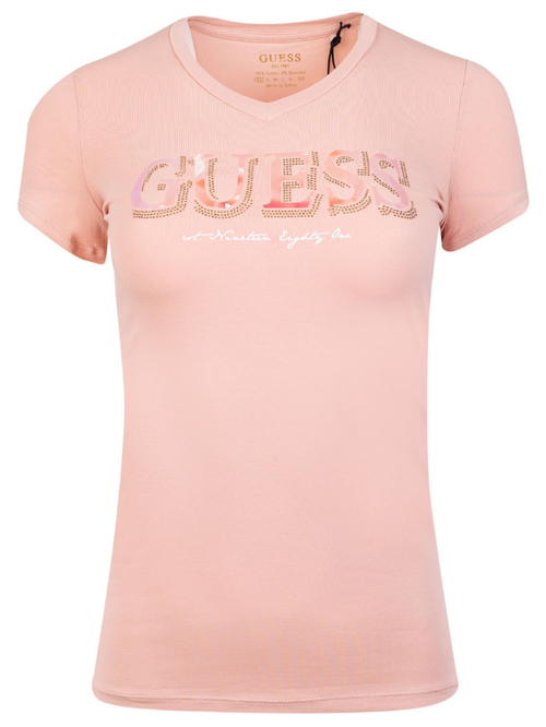 Guess dámske tmavo ružové tričko