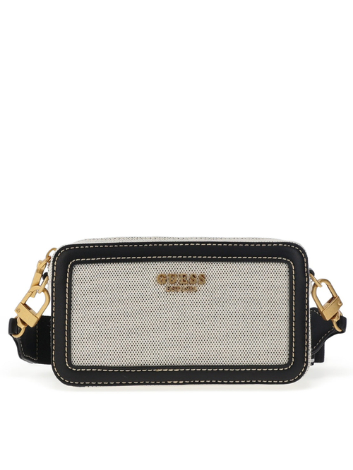 Guess dámska béžovočierna crossbody kabelka