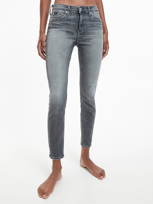 Calvin Klein dámske šedé džínsy