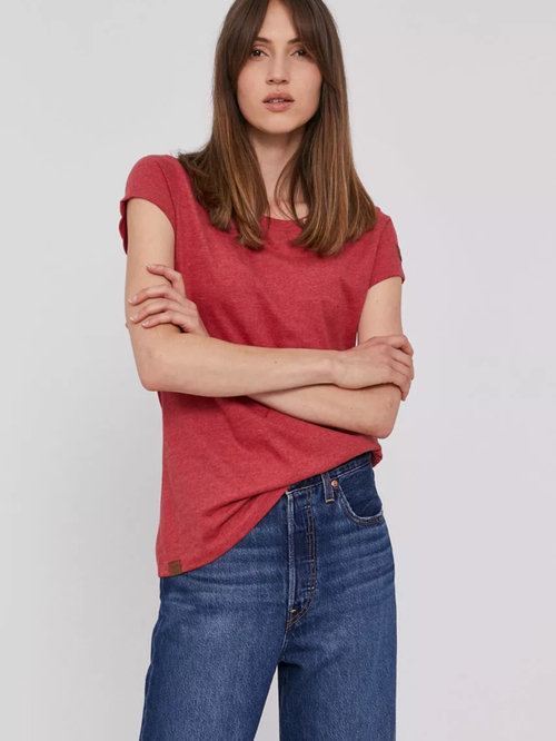Pepe Jeans dámske červené tričko RAGY